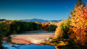 Mt Washington and the Saco River from Conway