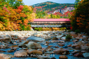 The Albany Covered Bridge over the Swift River, just off the Kancamagus Scenic Byway
